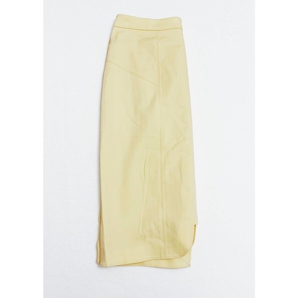 Club Monaco Blush colored pencil skirt Front & Back Slit SZ6 - Picture 1 of 6